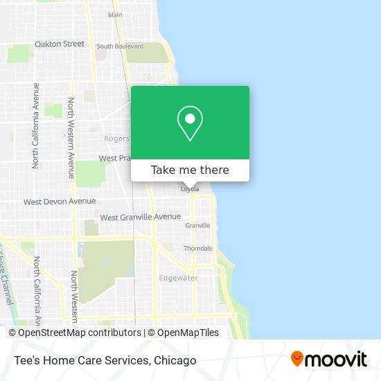 Tee's Home Care Services map