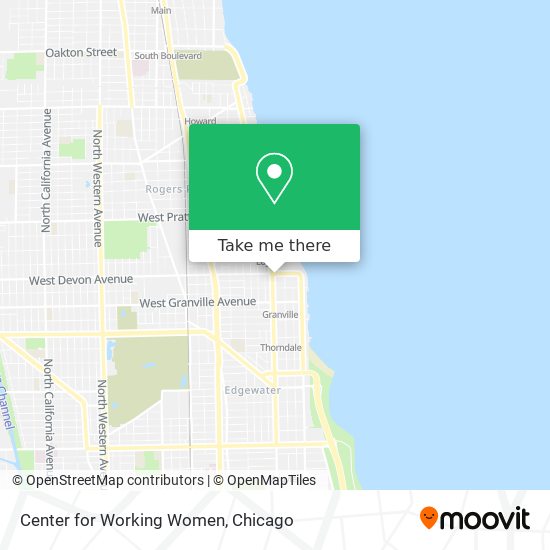 Center for Working Women map