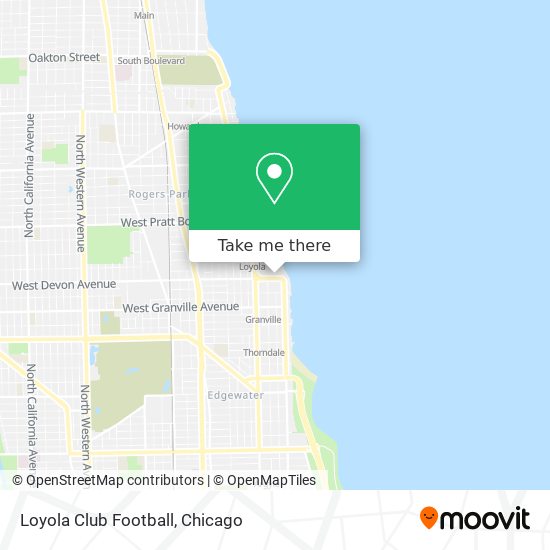 Loyola Club Football map