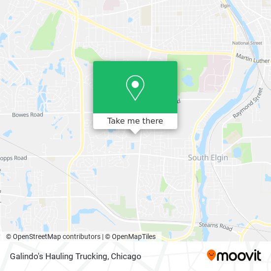 Mapa de Galindo's Hauling Trucking