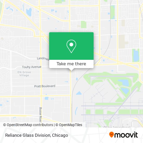 Mapa de Reliance Glass Division