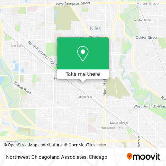 Northwest Chicagoland Associates map