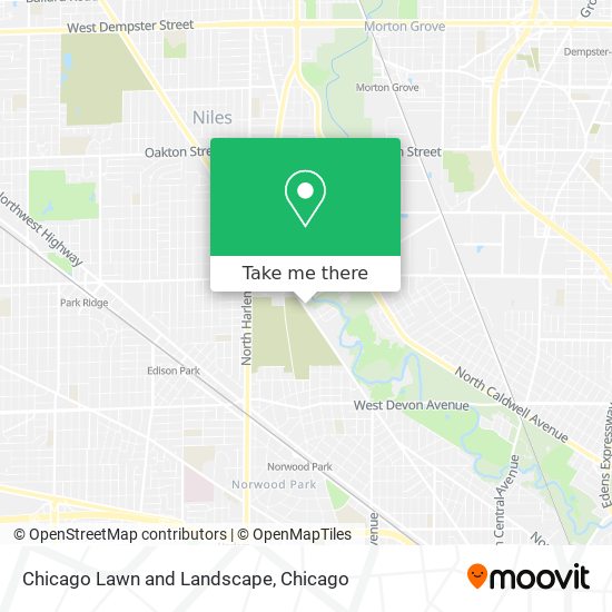 Chicago Lawn and Landscape map