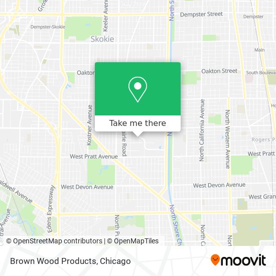 Mapa de Brown Wood Products