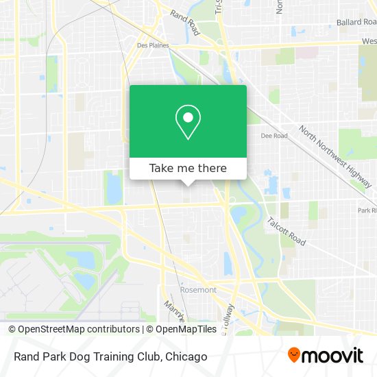 Rand Park Dog Training Club map