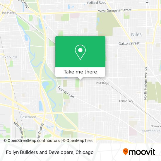 Follyn Builders and Developers map