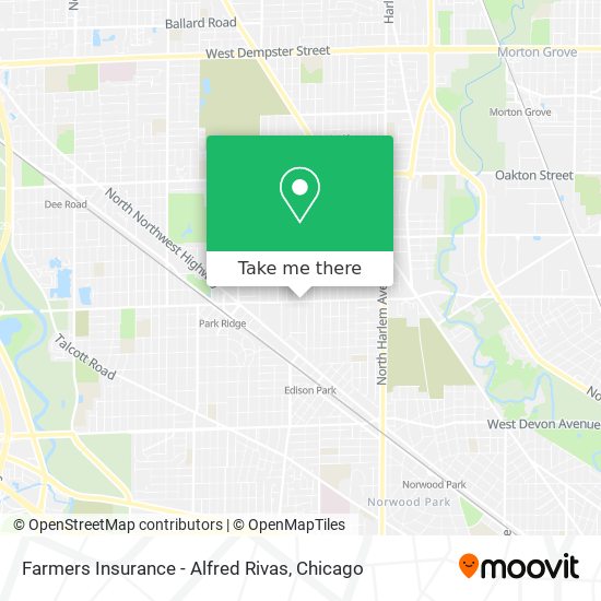 Mapa de Farmers Insurance - Alfred Rivas