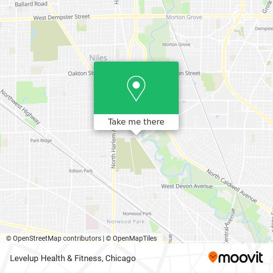 Levelup Health & Fitness map