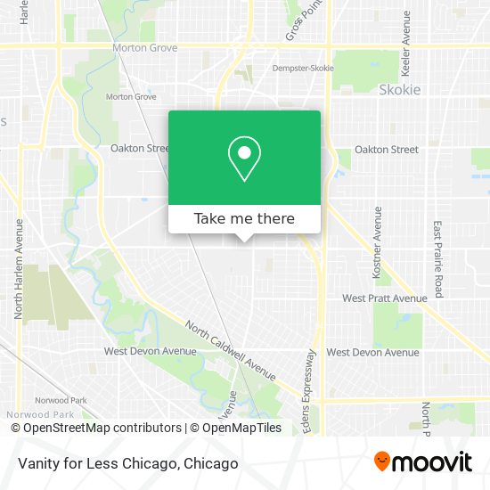 Mapa de Vanity for Less Chicago