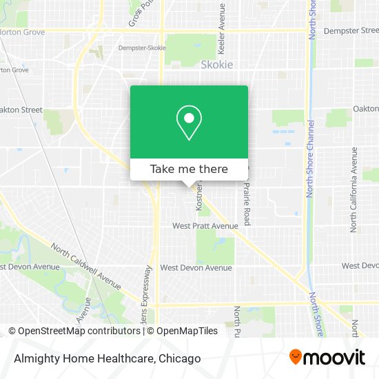 Almighty Home Healthcare map