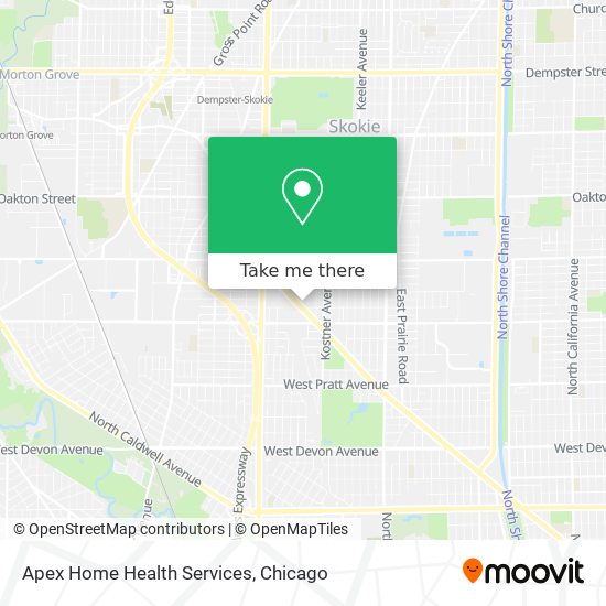 Apex Home Health Services map