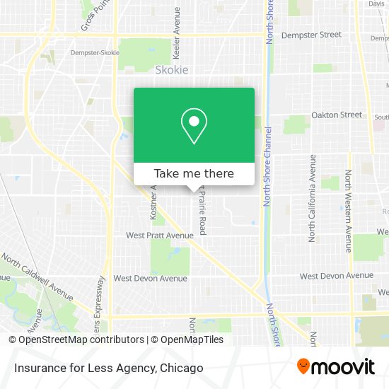 Insurance for Less Agency map