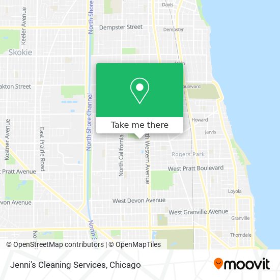 Jenni's Cleaning Services map