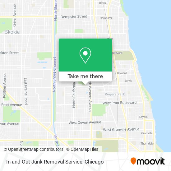 In and Out Junk Removal Service map