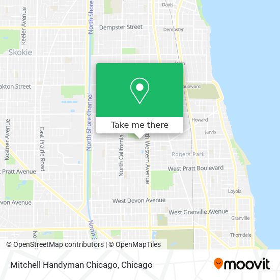 Mitchell Handyman Chicago map