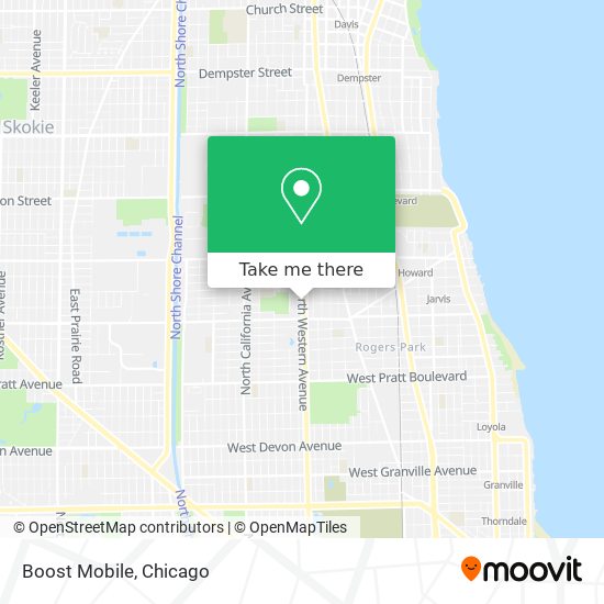 Boost Mobile map