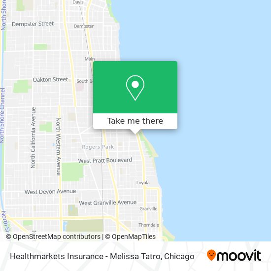 Healthmarkets Insurance - Melissa Tatro map