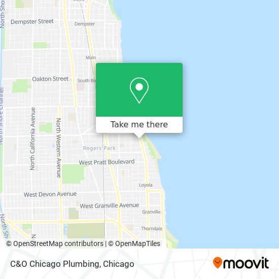 Mapa de C&O Chicago Plumbing