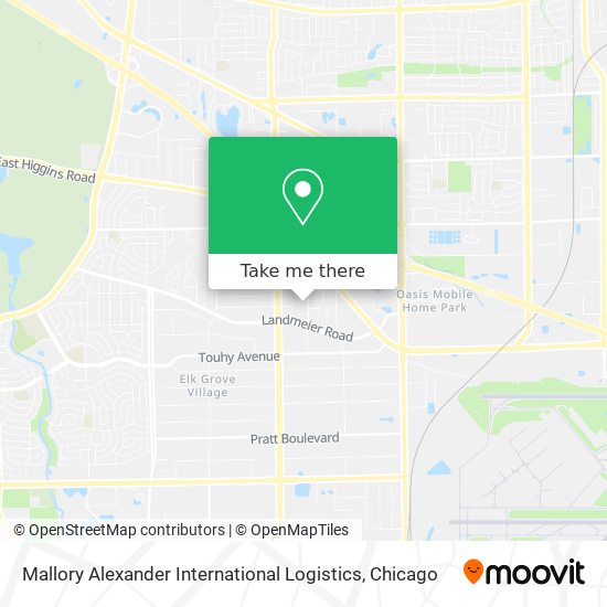 Mapa de Mallory Alexander International Logistics