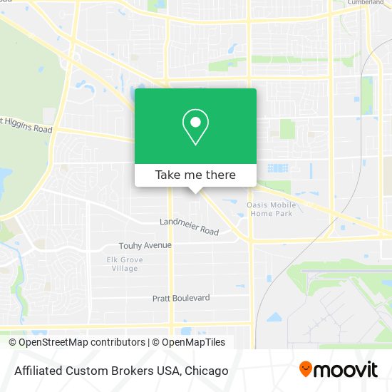 Affiliated Custom Brokers USA map