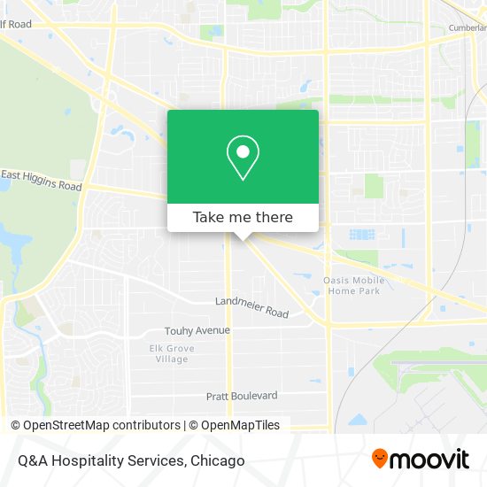 Q&A Hospitality Services map