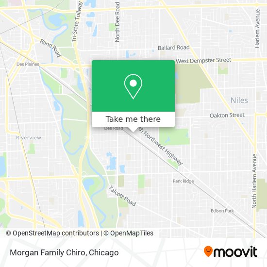 Morgan Family Chiro map