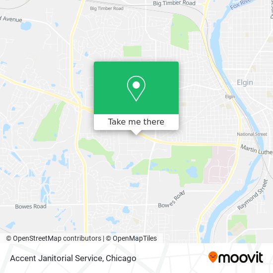 Accent Janitorial Service map