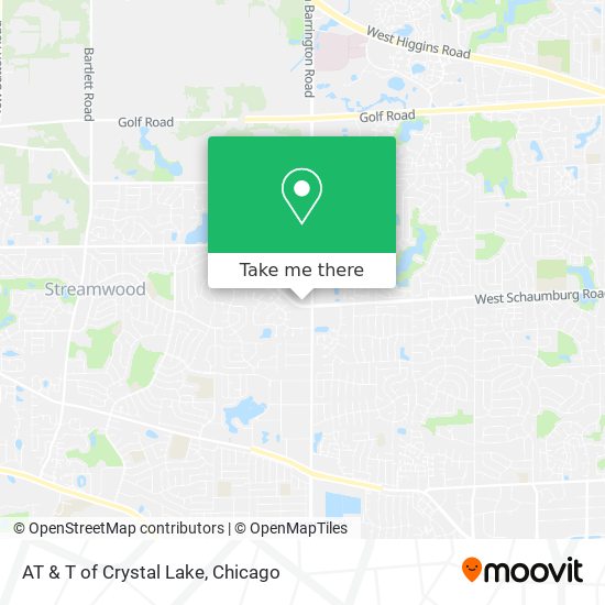 Mapa de AT & T of Crystal Lake