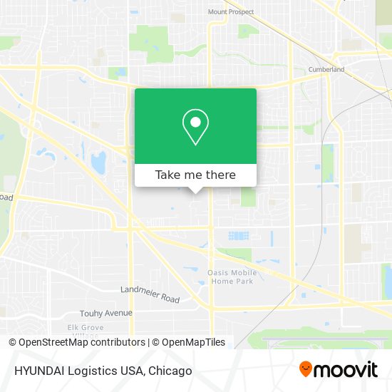 HYUNDAI Logistics USA map