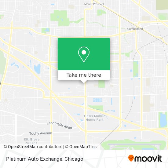 Mapa de Platinum Auto Exchange