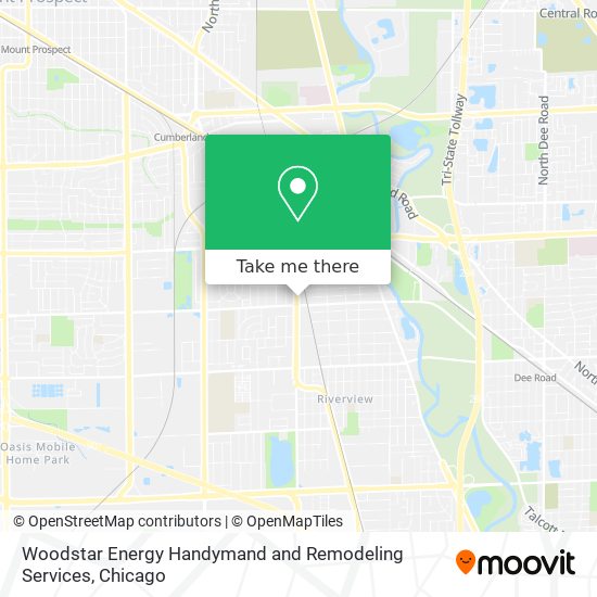 Mapa de Woodstar Energy Handymand and Remodeling Services