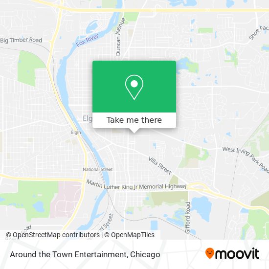 Mapa de Around the Town Entertainment
