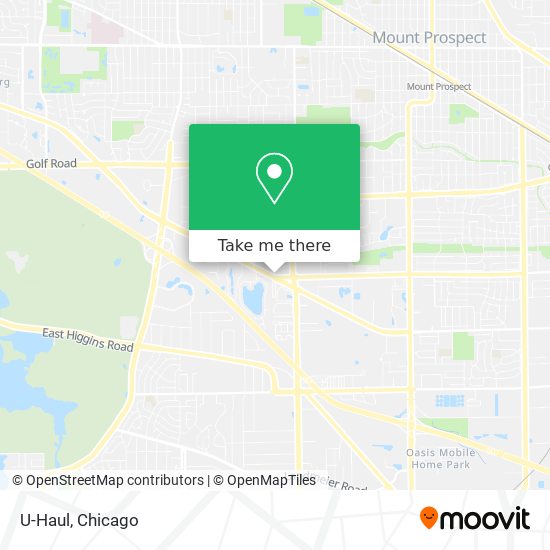 U-Haul map