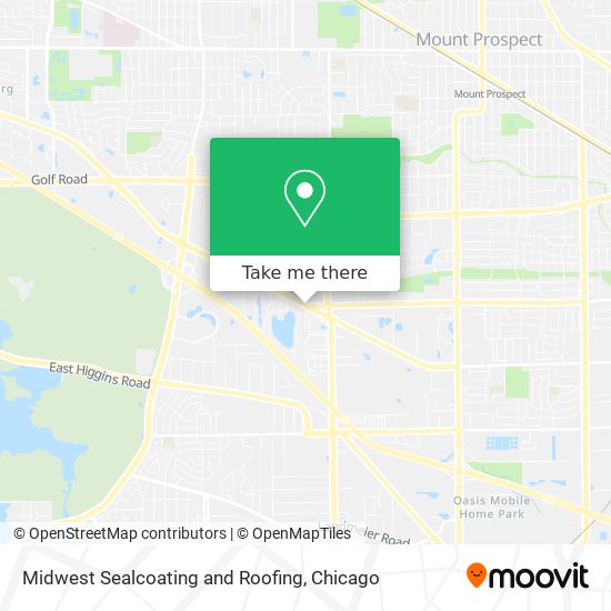 Mapa de Midwest Sealcoating and Roofing