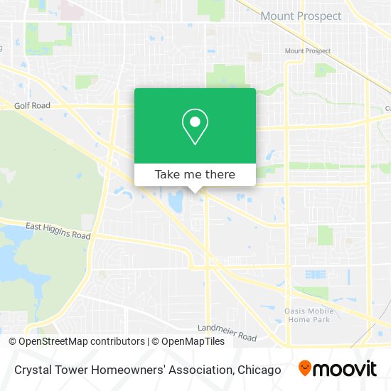 Crystal Tower Homeowners' Association map