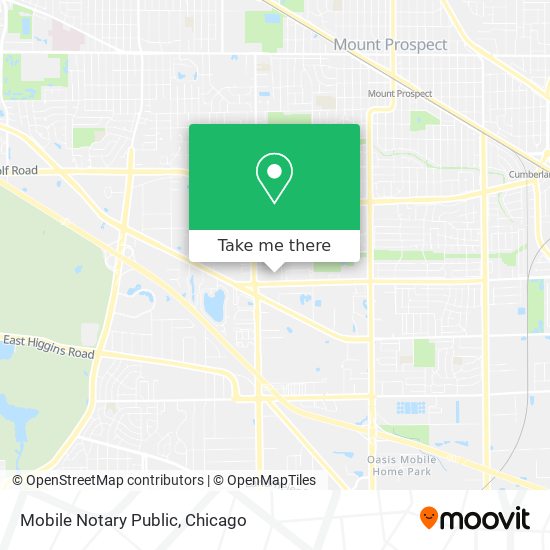 Mobile Notary Public map