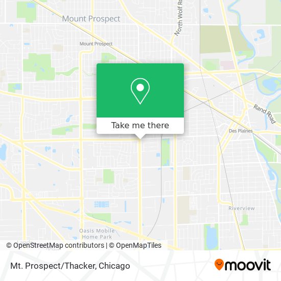 Mapa de Mt. Prospect/Thacker