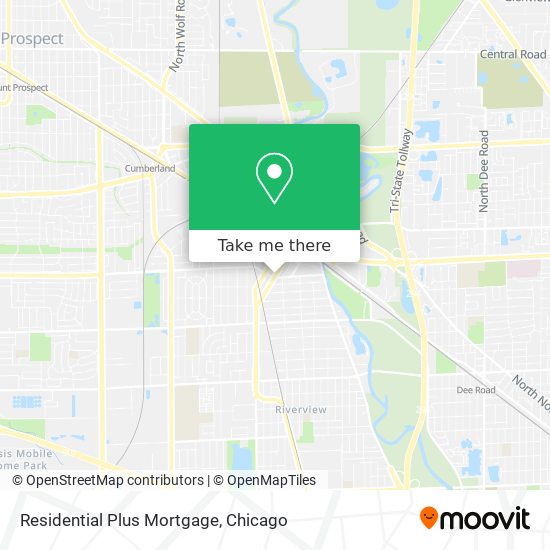 Residential Plus Mortgage map