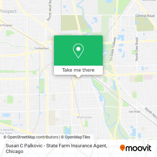 Mapa de Susan C Palkovic - State Farm Insurance Agent