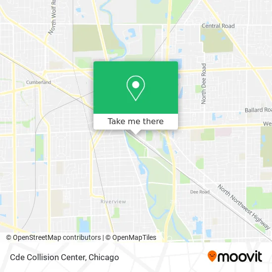 Cde Collision Center map
