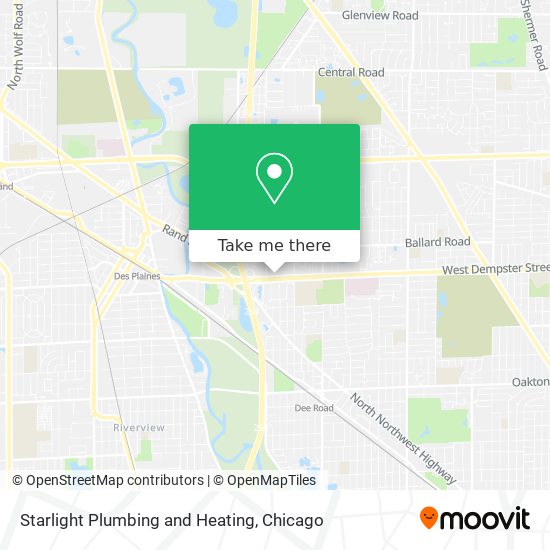 Mapa de Starlight Plumbing and Heating