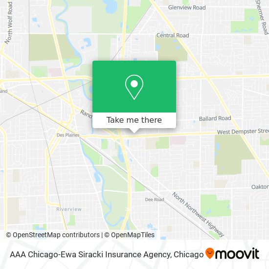 AAA Chicago-Ewa Siracki Insurance Agency map