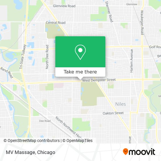 MV Massage map