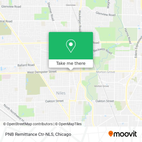 Mapa de PNB Remittance Ctr-NLS