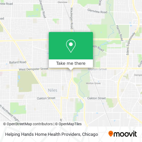 Helping Hands Home Health Providers map