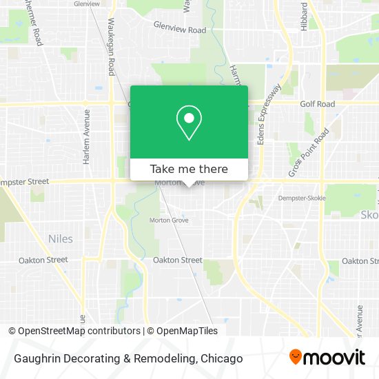 Mapa de Gaughrin Decorating & Remodeling