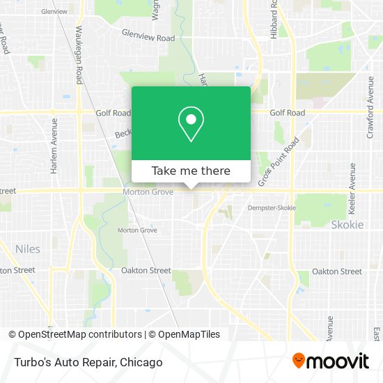 Turbo's Auto Repair map