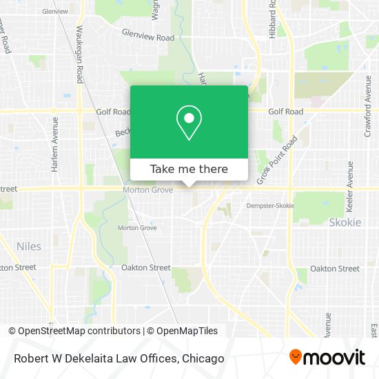 Robert W Dekelaita Law Offices map