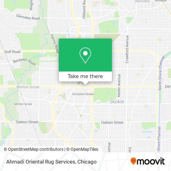 Ahmadi Oriental Rug Services map