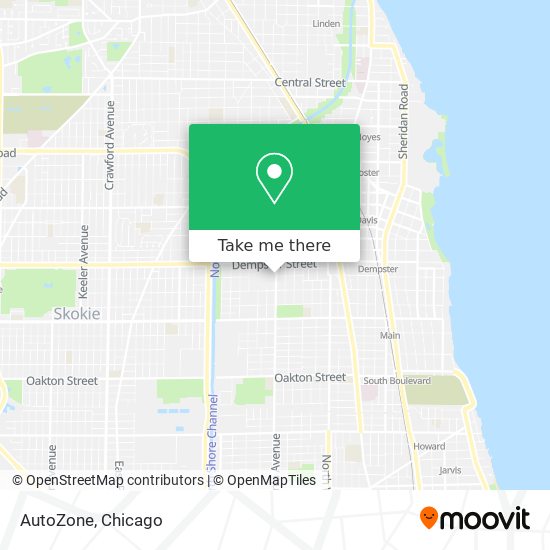 AutoZone map